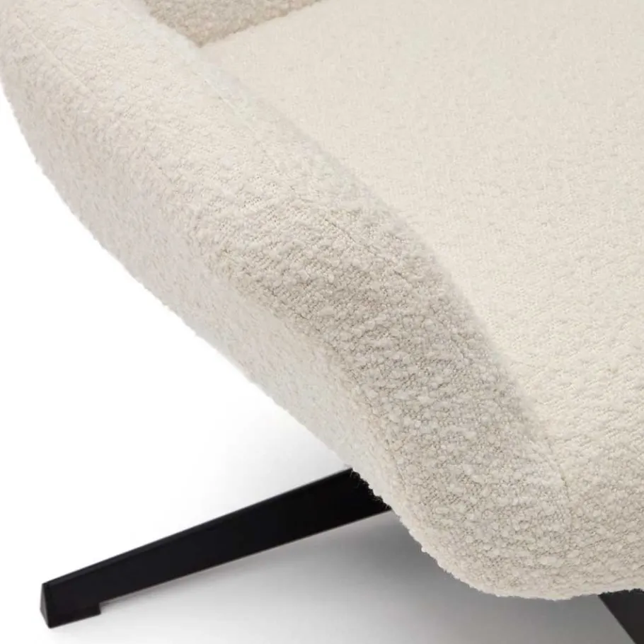 Wohnen Boucle Polstersessel mit Drehgestell - Cacillo