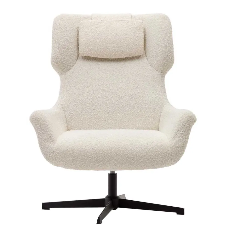 Wohnen Boucle Polstersessel mit Drehgestell - Cacillo