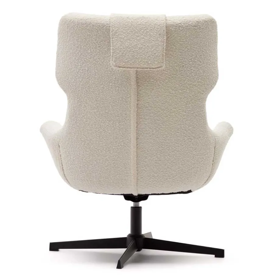 Wohnen Boucle Polstersessel mit Drehgestell - Cacillo