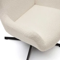 Wohnen Boucle Polstersessel mit Drehgestell - Cacillo