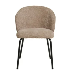 Outlet Wohnen Boucle Polsterstühle in Beige - Runicava (2er Set)