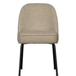 Hot Wohnen Boucle Polsterstühle in Beige - Laderla (2er Set)