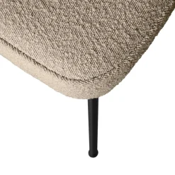 Hot Wohnen Boucle Polsterstühle in Beige - Laderla (2er Set)