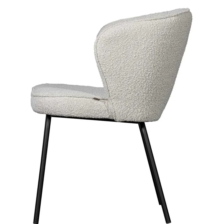 Best Wohnen Boucle Polsterstühle in Creme - Lilis (2er Set)