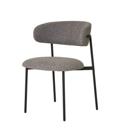 Online Wohnen Boucle Polsterstuhl im Skandi Design - Tornado (2er Set)
