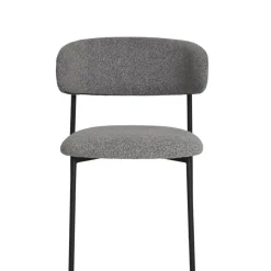 Online Wohnen Boucle Polsterstuhl im Skandi Design - Tornado (2er Set)