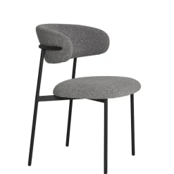 Online Wohnen Boucle Polsterstuhl im Skandi Design - Tornado (2er Set)