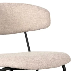 Best Wohnen Boucle Polsterstuhl in Beigegrau - Flair (2er Set)