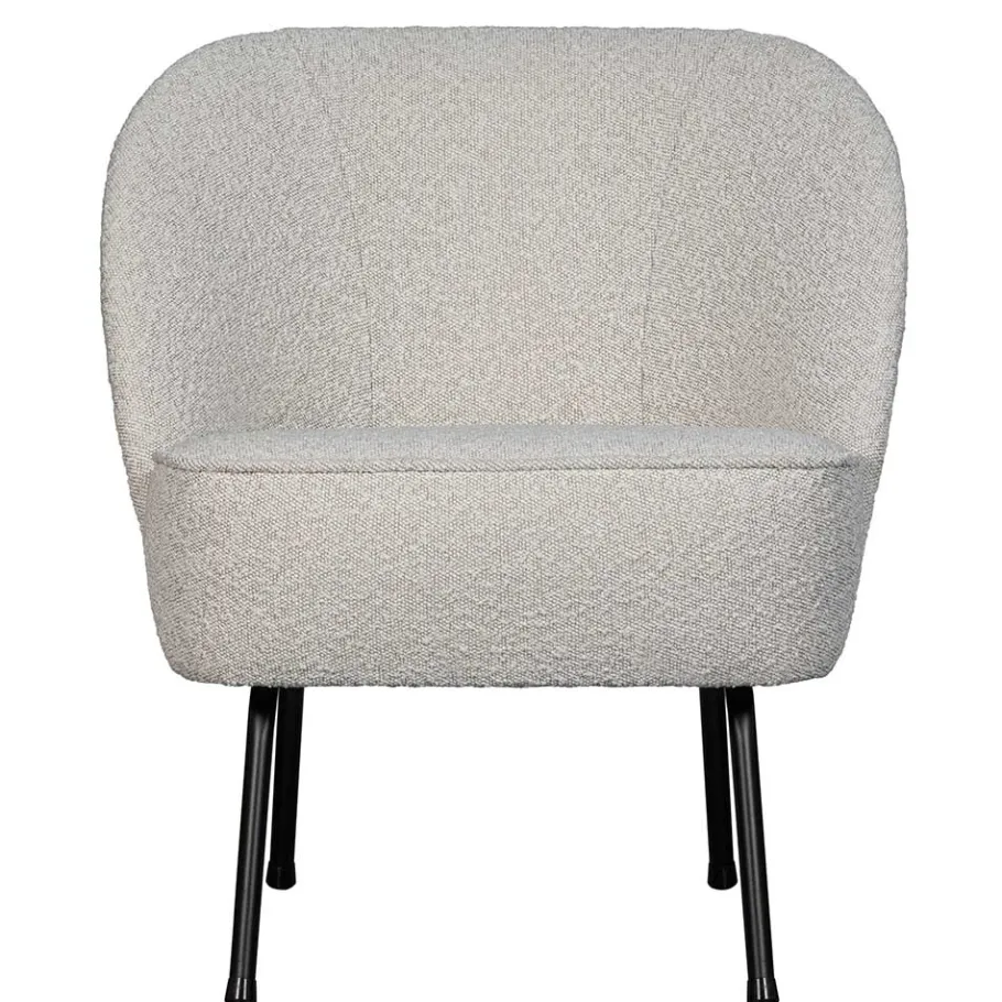 New Wohnen Boucle Sessel in Beigegrau - Jason