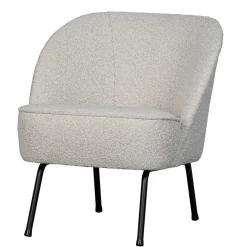 New Wohnen Boucle Sessel in Beigegrau - Jason