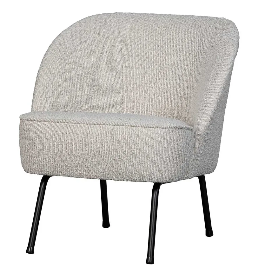 New Wohnen Boucle Sessel in Beigegrau - Jason