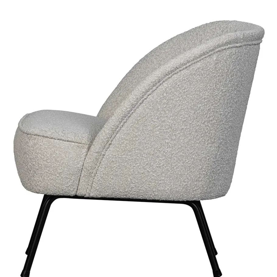New Wohnen Boucle Sessel in Beigegrau - Jason