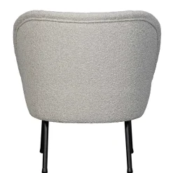 New Wohnen Boucle Sessel in Beigegrau - Jason