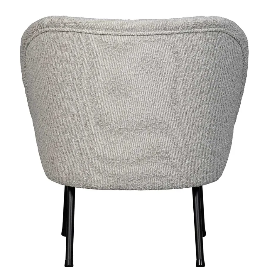 New Wohnen Boucle Sessel in Beigegrau - Jason