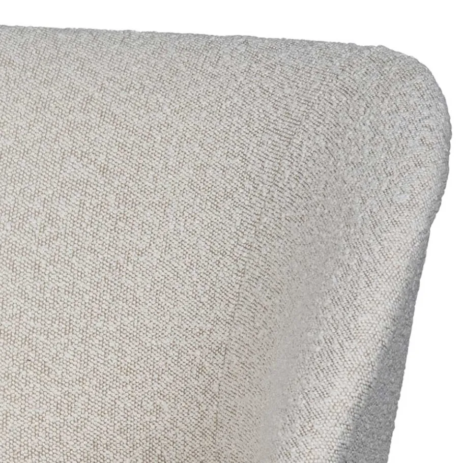 New Wohnen Boucle Sessel in Beigegrau - Jason