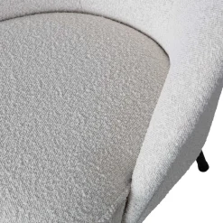 New Wohnen Boucle Sessel in Beigegrau - Jason