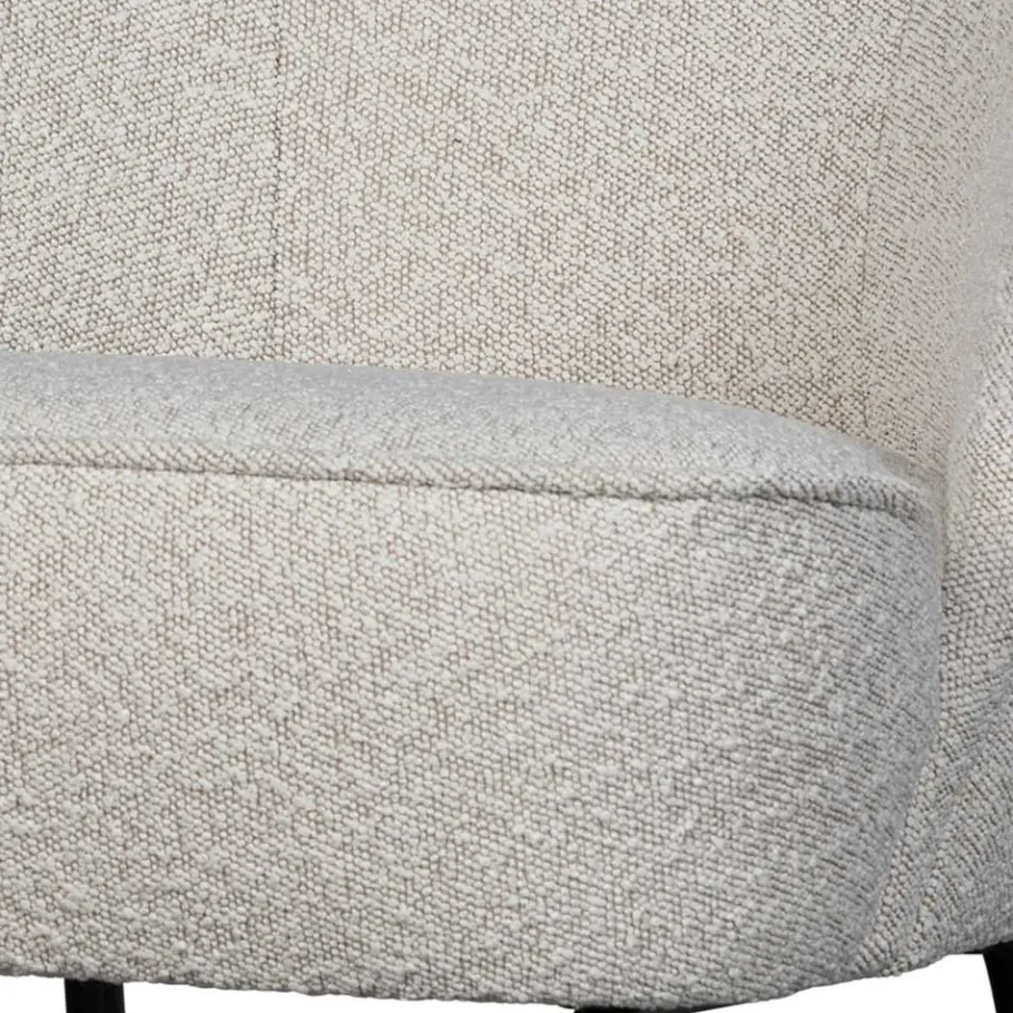 New Wohnen Boucle Sessel in Beigegrau - Jason