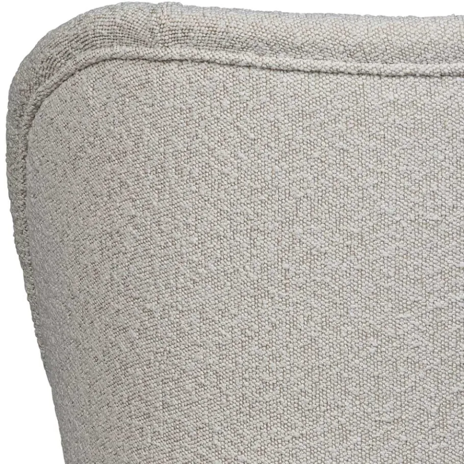 New Wohnen Boucle Sessel in Beigegrau - Jason