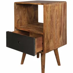 New Wohnen Boxspring Nachtschrank Cospic im Retro Design