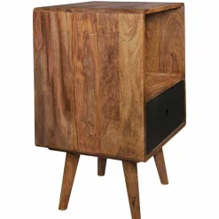 New Wohnen Boxspring Nachtschrank Cospic im Retro Design