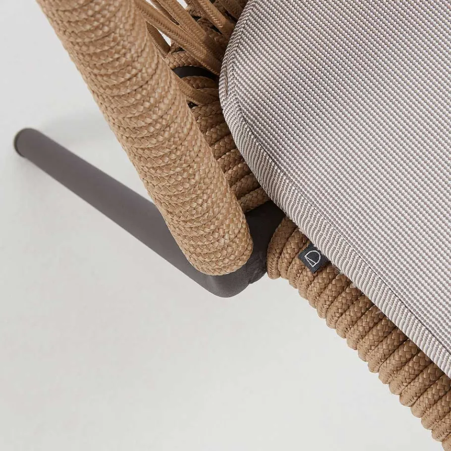 Sale Wohnen Braune Designstühle mit Kordel - Smonos (4er Set)