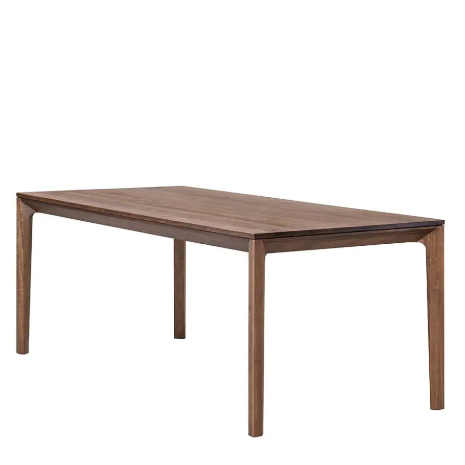 Best Wohnen Brauner Esszimmertisch aus Nussbaum Holz - Caceres