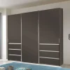 Hot Wohnen Brauner Kombi-Kleiderschrank 300 cm breit - Yana