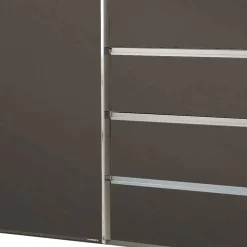 Hot Wohnen Brauner Kombi-Kleiderschrank 300 cm breit - Yana