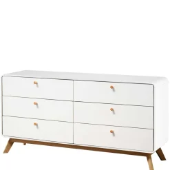 Best Wohnen Breite Kommode mit sechs Schubladen - Kolreva
