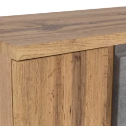 Outlet Wohnen Breiter Badhochschrank mit Doppeltür - Mia