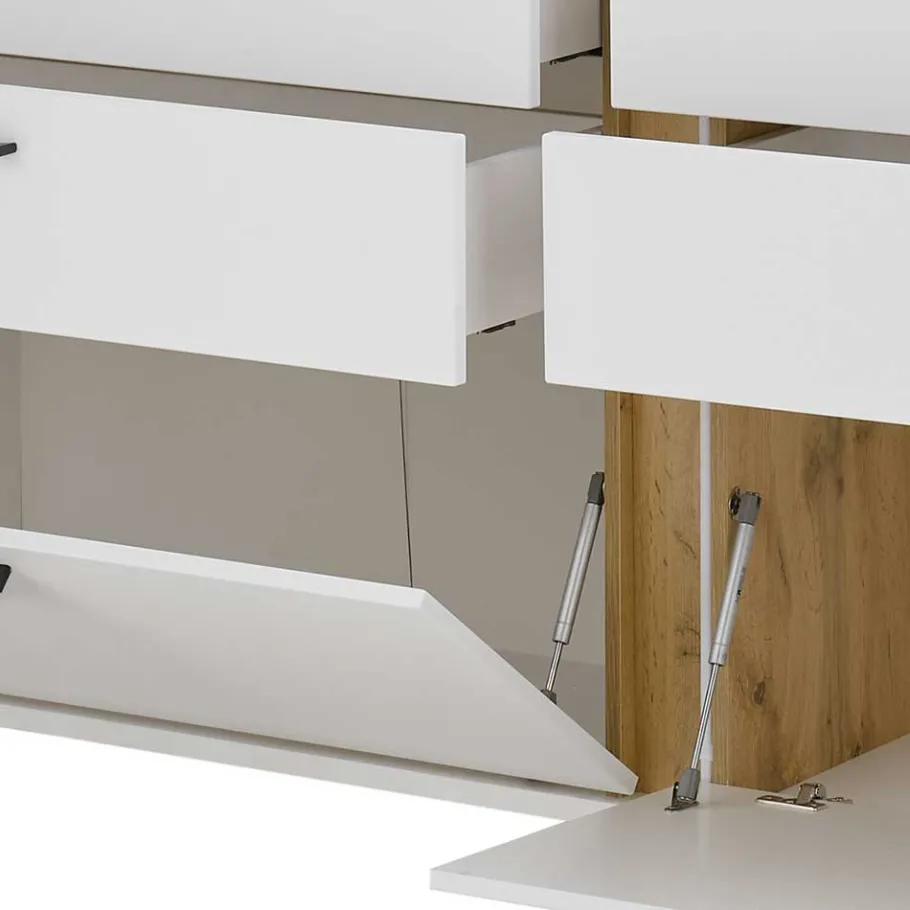 Clearance Wohnen Breites Sideboard mit LED Beleuchtung - Racelyn
