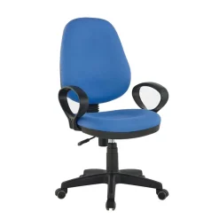 Clearance Wohnen Büro Drehstuhl in Blau & Schwarz - Betisla