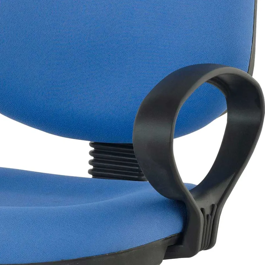 Clearance Wohnen Büro Drehstuhl in Blau & Schwarz - Betisla