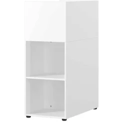 Discount Wohnen Büro Raumteiler Regal in Weiß - Sparkle