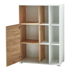 New Wohnen Büro Regal mit Türen Set - Ziharo (zweiteilig)