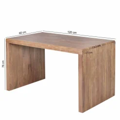 New Wohnen Bürotisch Drolivio aus Akazienholz