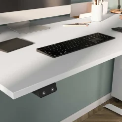 Wohnen Bürotisch Kombination in Weiß - Sparkle (dreiteilig)