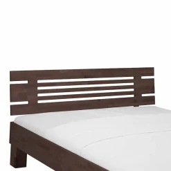 Clearance Wohnen Buchenholz Bett Zyrialo in Wenge dunkel lackiert