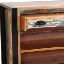 Best Wohnen Bunte Flurmöbel im Shabby Chic - Vosbadus (vierteilig)