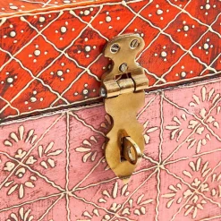 Online Wohnen Bunte Holztruhe im Orientalischen Stil - Lilano