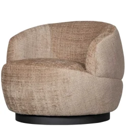 Best Wohnen Chenille Drehsessel in Beige - Anvica