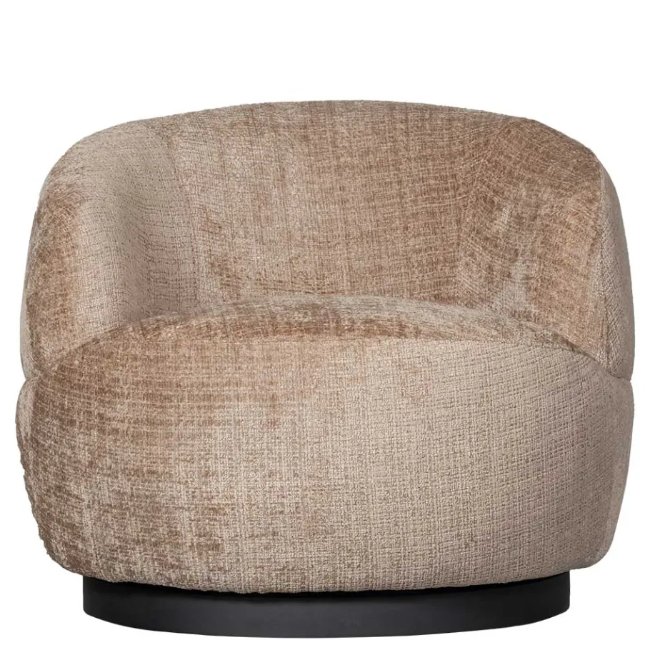Best Wohnen Chenille Drehsessel in Beige - Anvica