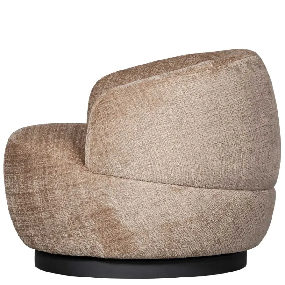 Best Wohnen Chenille Drehsessel in Beige - Anvica