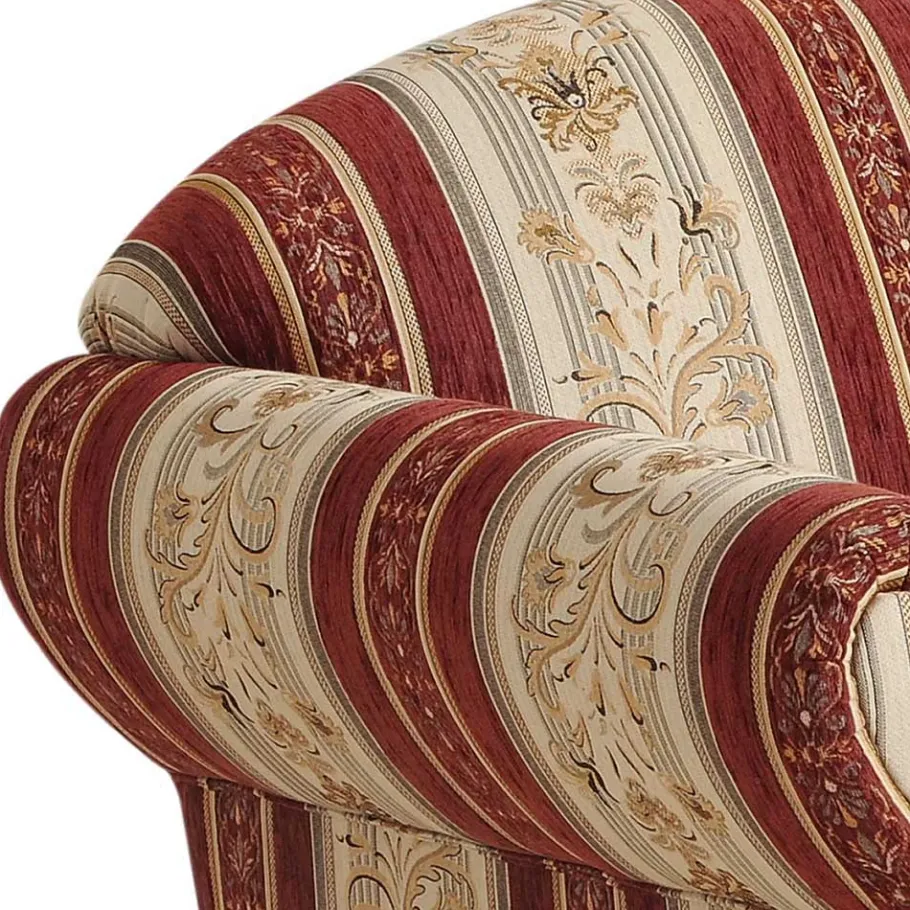 New Wohnen Chenille Landhaussofa mit Federkern - Comi