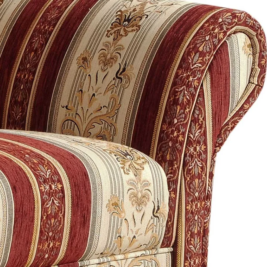 New Wohnen Chenille Landhaussofa mit Federkern - Comi