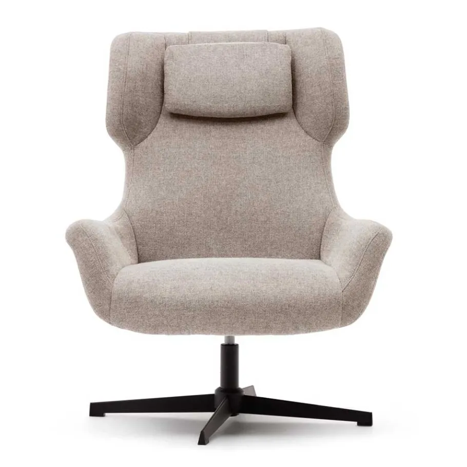 Sale Wohnen Chenille Loungesessel drehbar - Marocana