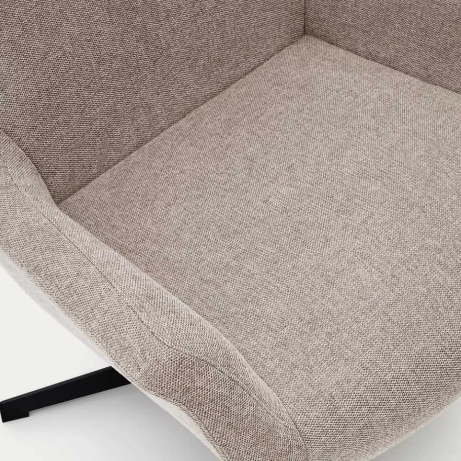 Sale Wohnen Chenille Loungesessel drehbar - Marocana