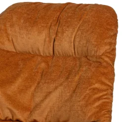 Discount Wohnen Chenille Relaxsessel in Ocker - Zinatella (zweiteilig)