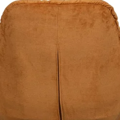 Discount Wohnen Chenille Relaxsessel in Ocker - Zinatella (zweiteilig)