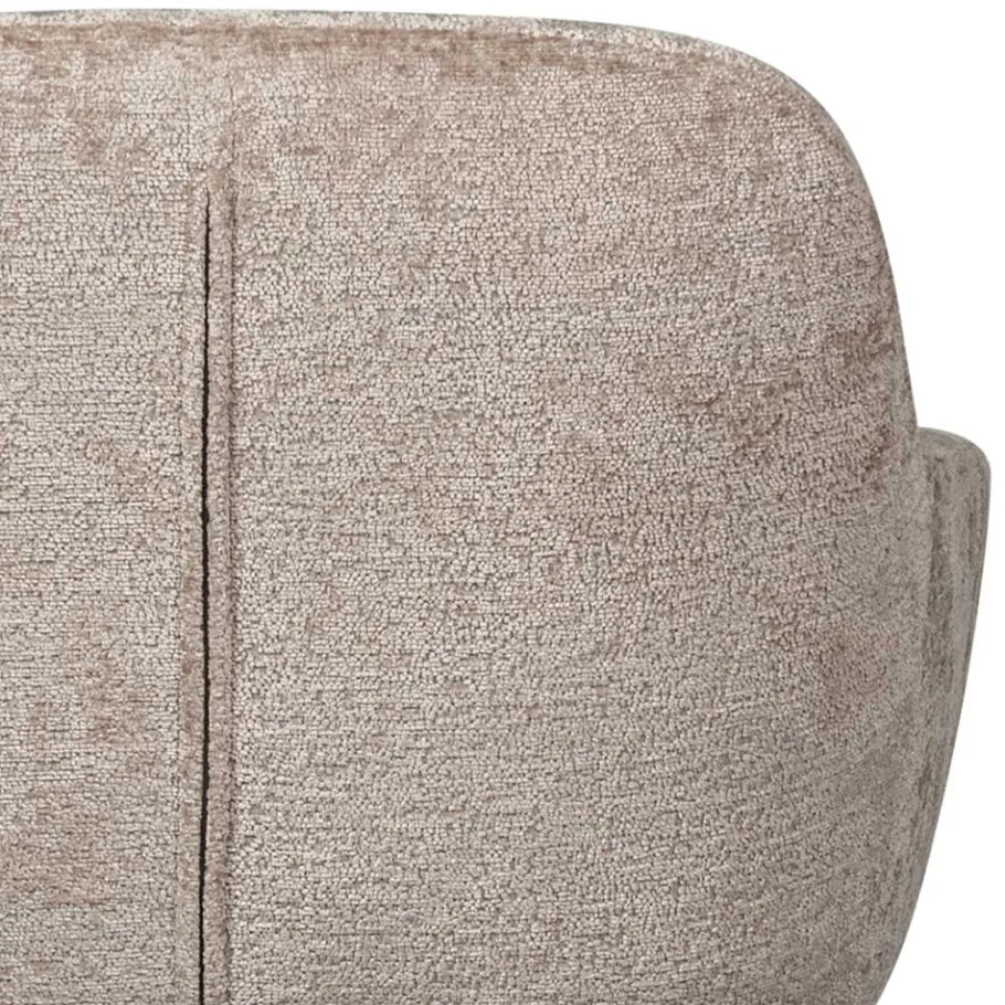 Discount Wohnen Chenille Schreibtischstuhl in Taupe - Vorius